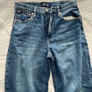 Gap high rise wide leg jeans